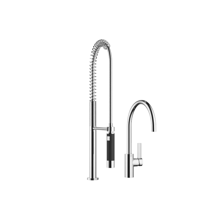 TARA ULTRA Chrome Kitchen faucets: Single-lever mixer with profi 