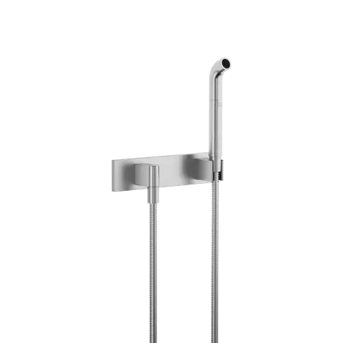 Affusion pipe with cover plate FlowReduce - Brushed Chrome - 27 858 979-93
