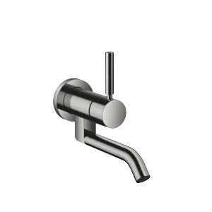 META Wall-mounted single-lever basin mixer without pop-up waste - Dark Chrome - 36 805 660-19