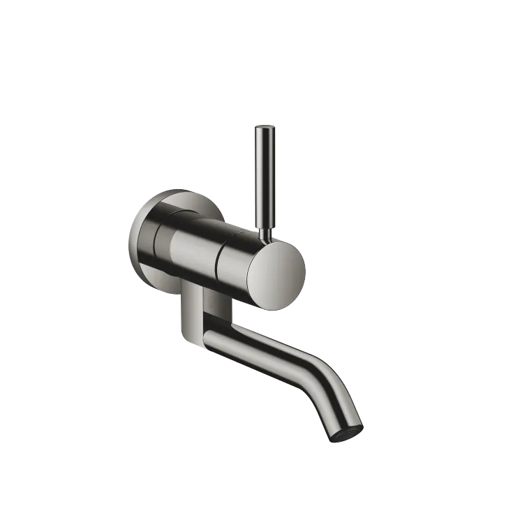 META Mitigeur monocommande de lavabo mural sans garniture d’écoulement - Dark Chrome - 36 805 660-19