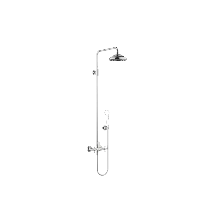 MADISON Showerpipe with shower mixer without hand shower FlowReduce - Chrome - 26 633 360-00