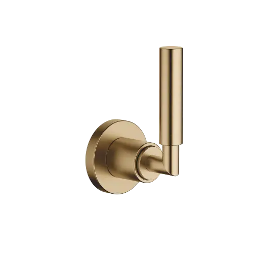 TARA Wall valve clockwise closing 1/2" - Brushed Dark Brass (PVD) - 36 607 882-39