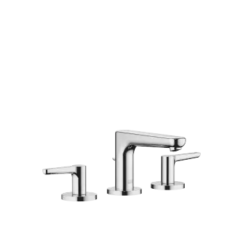 DORNBRACHT YAMOU Cromato : Batteria tre fori lavabo con piletta