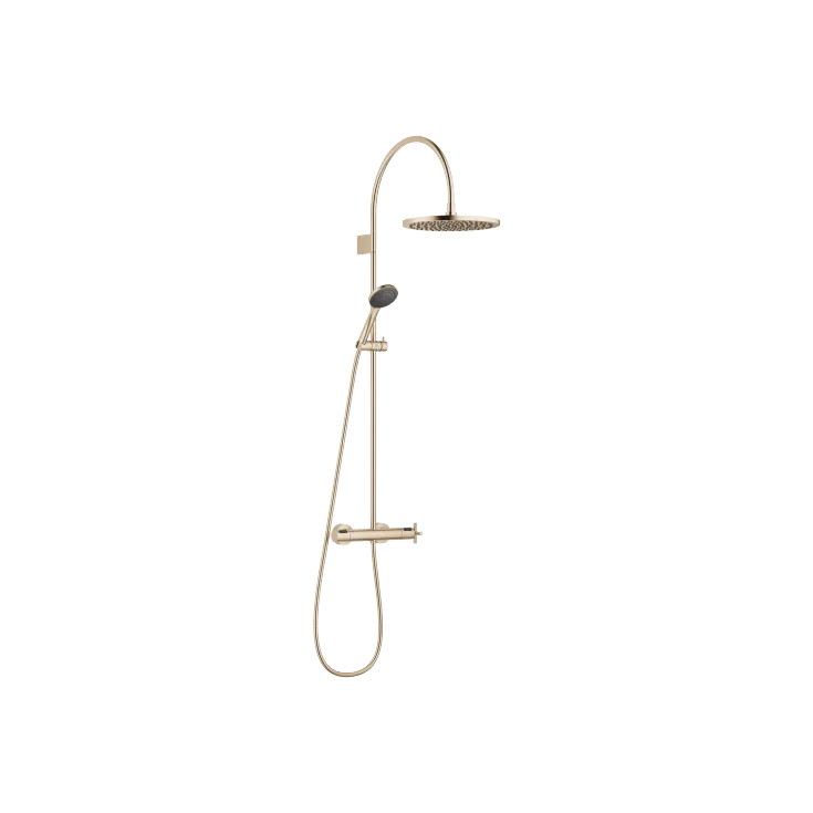 Colonne de douche avec thermostat de douche avec douchette à main - Set contenant 2 articles