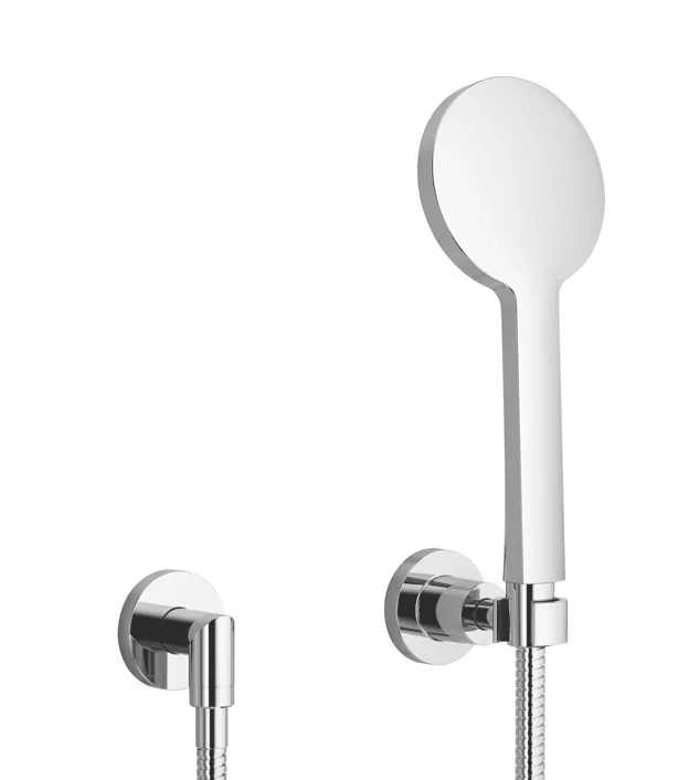 TARA Hand shower set with individual rosettes FlowReduce - Brushed Dark Bronze (PVD) - 27 803 892-43 0010