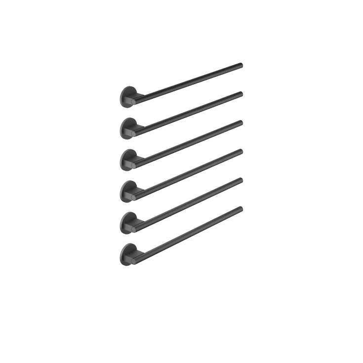 Handtuchwärmer , 6-fach , Ausladung rechts , ohne Bedienelement - Schwarz matt - 83 316 979-33