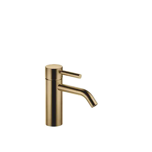 META Single-lever basin mixer without pop-up waste - Brushed Dark Brass (PVD) - 33 522 660-39