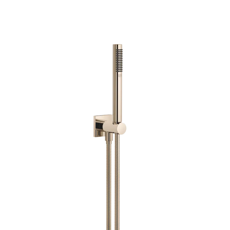 Schlauchbrausegarnitur mit integriertem Brausehalter FlowReduce - Champagne (22kt Gold) - 27 802 970-47 0010