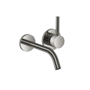 META Wall-mounted single-lever basin mixer without pop-up waste - Dark Chrome - 36 860 660-19