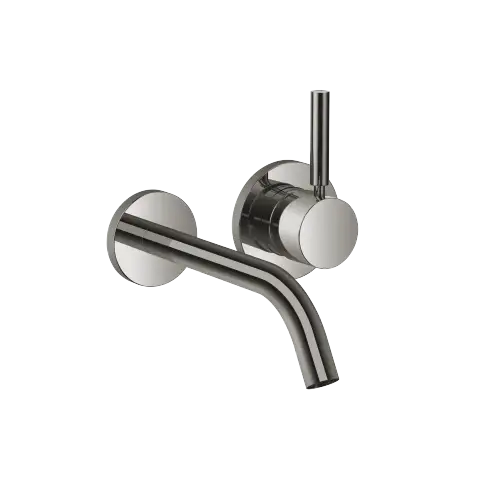 META Mitigeur monocommande de lavabo mural sans garniture d’écoulement - Dark Chrome - 36 860 660-19