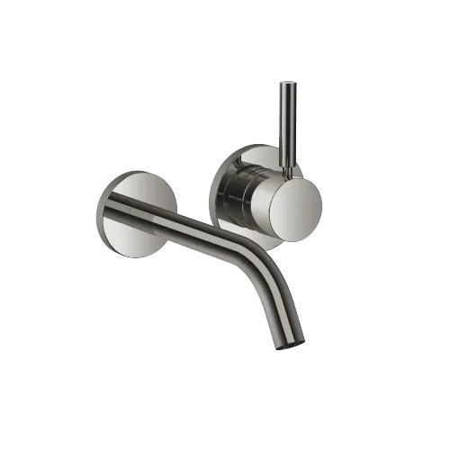 META Waschtisch-Wand-Einhandbatterie ohne Ablaufgarnitur - Dark Chrome - 36 860 660-19
