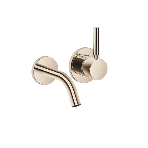META Wall-mounted single-lever mixer without drain - Light Gold (PVD) - 36 867 660-26 0010