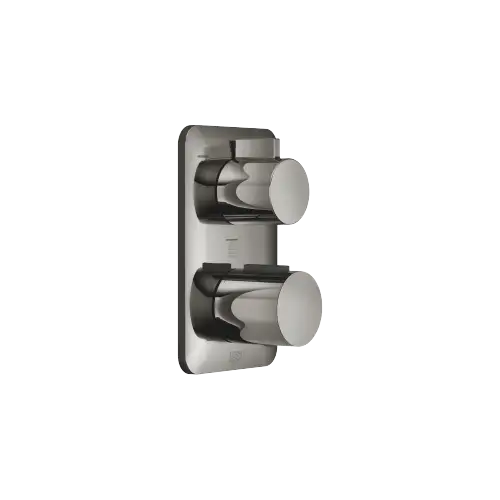 LISSÉ Concealed thermostat with three function volume control - Dark Chrome - 36 427 845-19