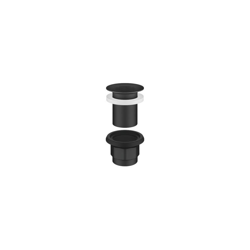 SERIENNEUTRAL Siebventil 1 1/4" - Schwarz matt - 10 110 970-33