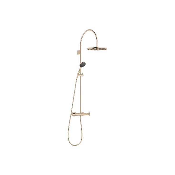 Colonne de douche avec thermostat de douche avec douchette à main - Set contenant 2 articles