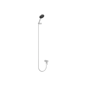 Concealed single-lever mixer with integrated shower connection with hand shower set - Brushed Chrome - Set containing 2 articles