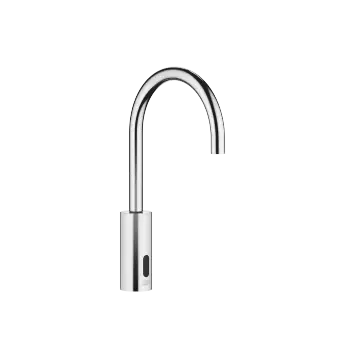 SERIES SPECIFIC Chrome : Touchfree Washstand fitting with electronic opening and closing function without pop-up waste