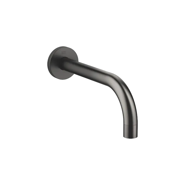 Wall-mounted basin spout without pop-up waste - Brushed Dark Platinum - 13 800 882-99
