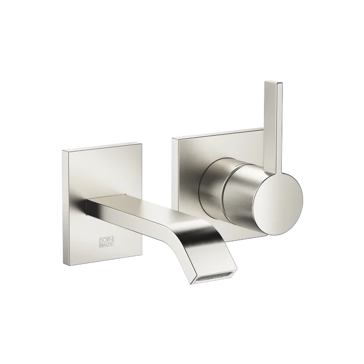 IMO Waschtisch-Wand-Einhandbatterie ohne Ablaufgarnitur - Platin gebürstet - 36 860 671-06