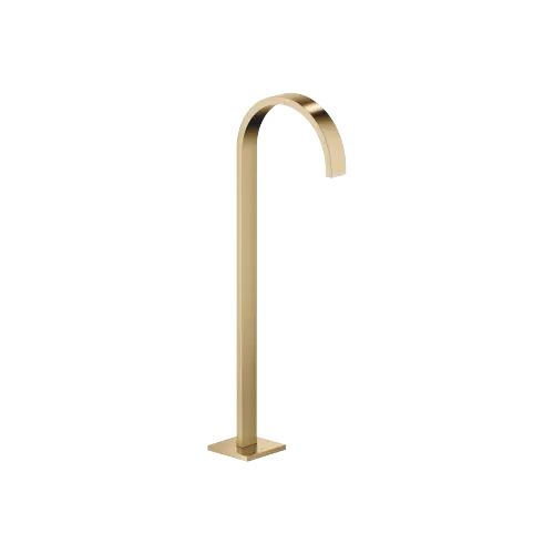 MEM Bath spout without diverter for free-standing assembly - Brushed Dark Brass (PVD) - 13 672 780-39