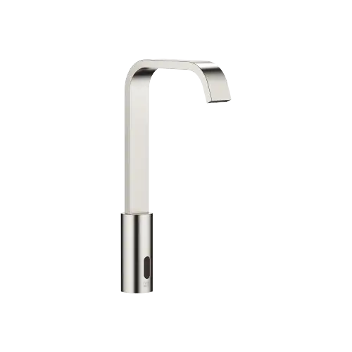 IMO Touchfree Robinetterie de lavabo avec fonction d’ouverture et de fermeture électronique sans garniture d’écoulement - Platine brossé - 44 521 670-06