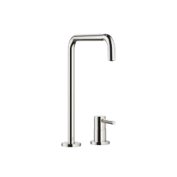 META SQUARE Two-hole mixer with individual rosettes - Platinum - 32 815 861-08