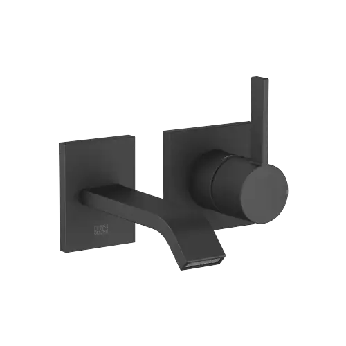 IMO Waschtisch-Wand-Einhandbatterie ohne Ablaufgarnitur - Schwarz matt - 36 860 671-33