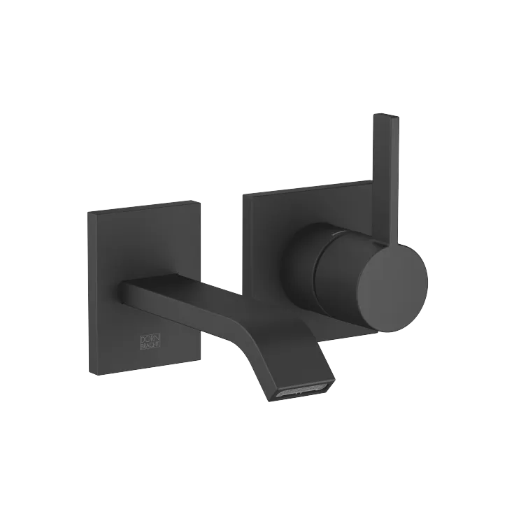 IMO Waschtisch-Wand-Einhandbatterie ohne Ablaufgarnitur - Schwarz matt - 36 860 671-33