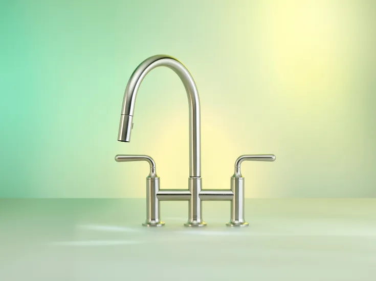 Dornbracht vaia design series kitchen kitchen faucet brushed platinum