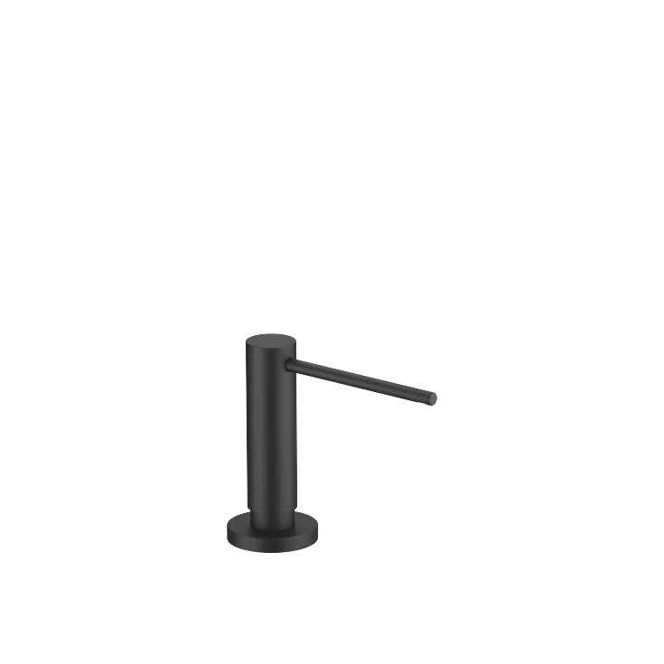 Dispenser with rosette - Matte Black - 82 444 970-33