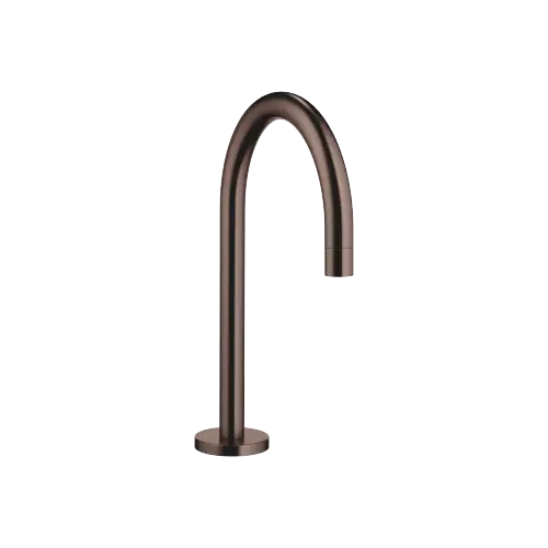 Waschtisch-Stand-Auslauf ohne Ablaufgarnitur - Dark Bronze gebürstet (PVD) - 13 716 882-43