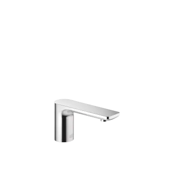 LISSÉ Chrome Robinetteries de lavabo: Bec déverseur pour lavabo, montage sur gorge sans garniture d’écoulement