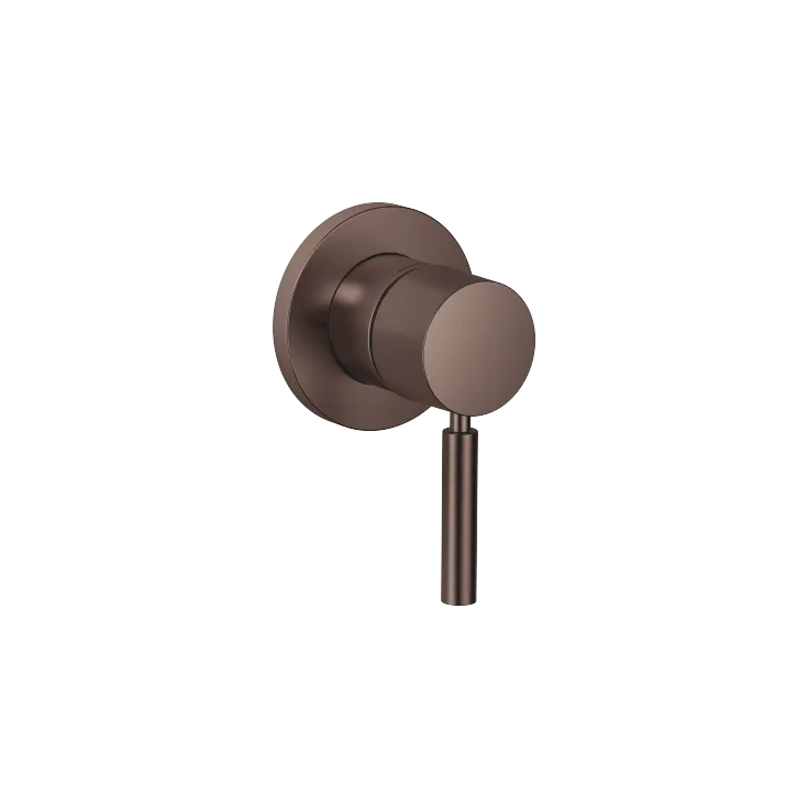 Miscelatore monocomando incasso con piastra di copertura - Dark Bronze spazzolato (PVD) - 36 060 660-43