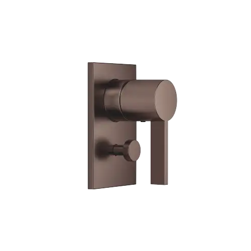 Concealed single-lever mixer with diverter - Brushed Dark Bronze (PVD) - 36 120 670-43