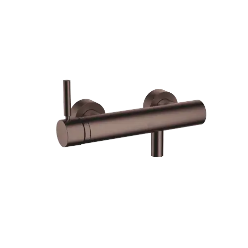 META Single-lever shower mixer for wall mounting - Brushed Dark Bronze (PVD) - 33 300 660-43
