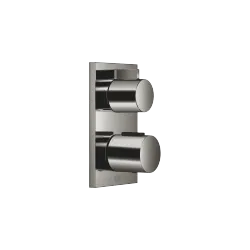 Concealed thermostat with two function volume control - Dark Chrome - 36 426 670-19