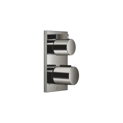 Concealed thermostat with two function volume control - Dark Chrome - 36 426 670-19