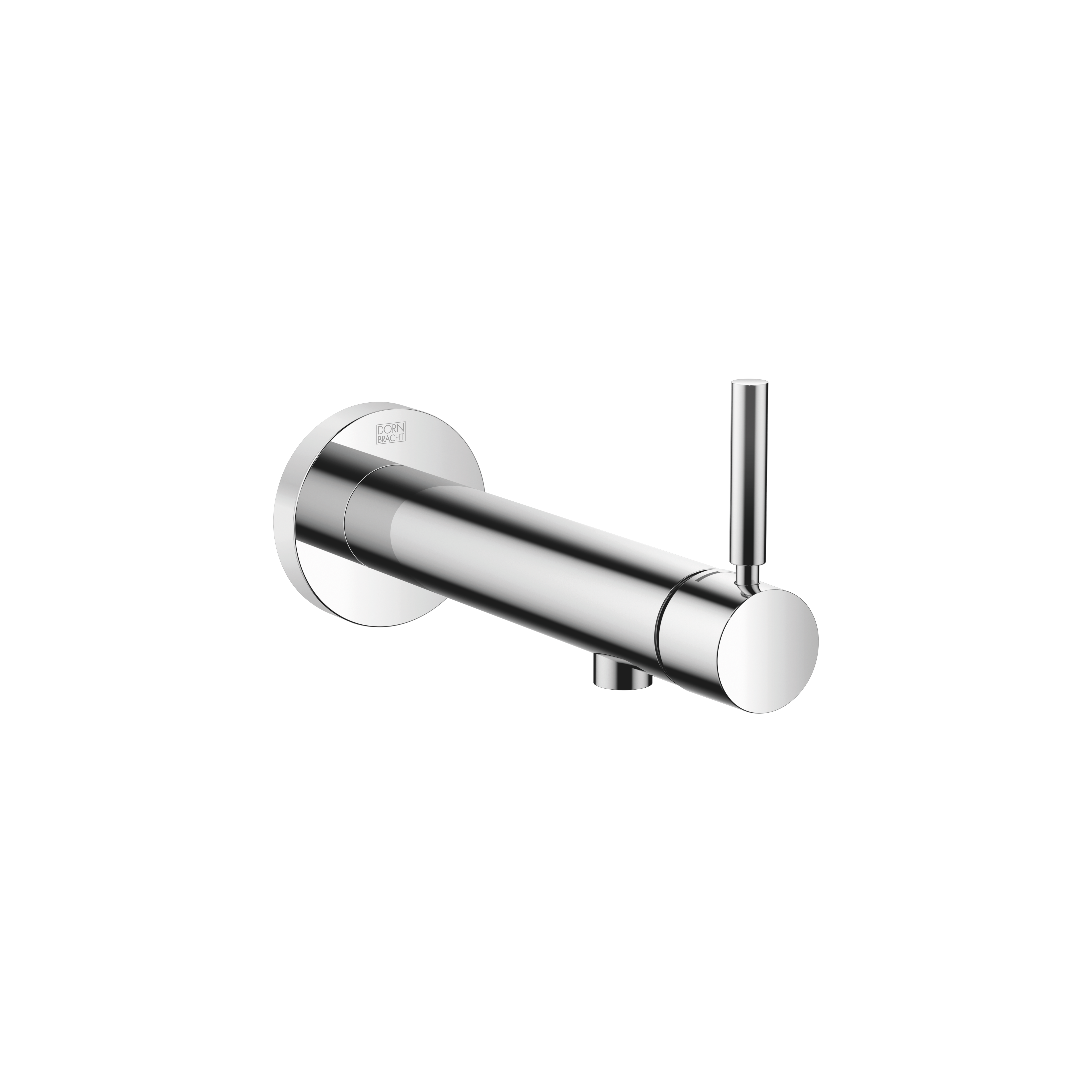 META Chrome Washstand faucets: Wall-mounted single-lever basin