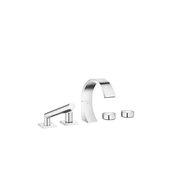 CYO Five-hole bath mixer for bath rim or tile edge installation - Chrome - Set containing 2 articles