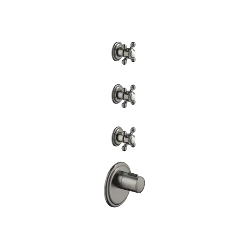 MADISON xTOOL Thermostat module with 3 valves - Brushed Dark Platinum - Set containing 1 articles