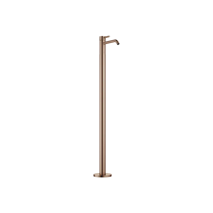 META Single-lever basin mixer with stand pipe without pop-up waste - Brushed Bronze - 22 584 660-42 0010