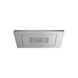 RAIN SKY M Rain panel for recessed ceiling installation - Brushed Stainless Steel - 41 100 979-86 0050