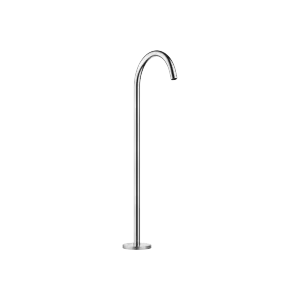 META Bath spout without diverter for free-standing assembly - Brushed Chrome - 13 672 661-93