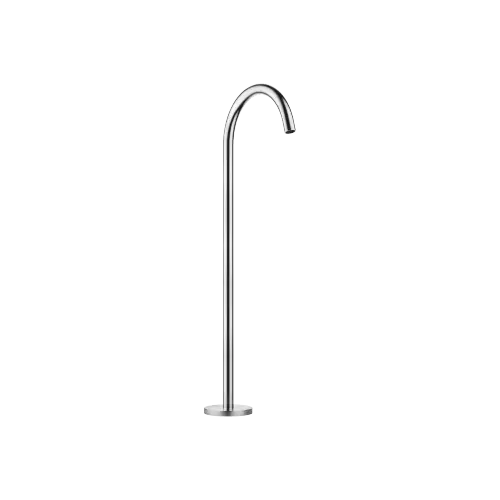 META Bath spout without diverter for free-standing assembly - Brushed Chrome - 13 672 661-93