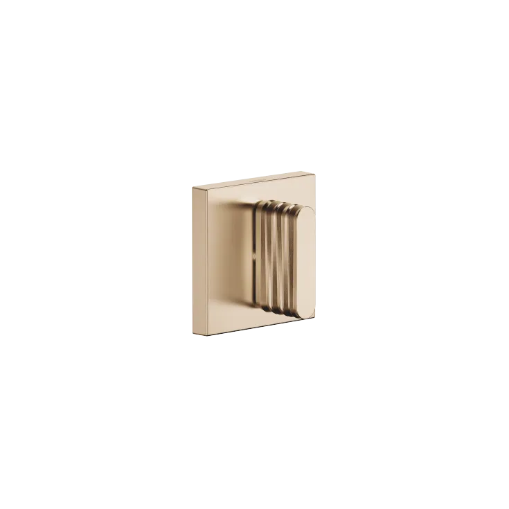 CL.1 Llave de paso empotrada cierre a la derecha frío 1/2" - Champagne cepillado (Oro 22k) - 36 617 706-46