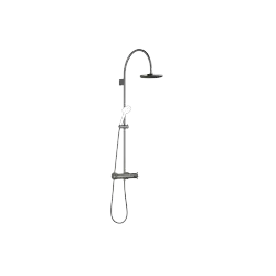 VAIA Showerpipe with shower thermostat without hand shower - Dark Chrome - 34 459 809-19 0050
