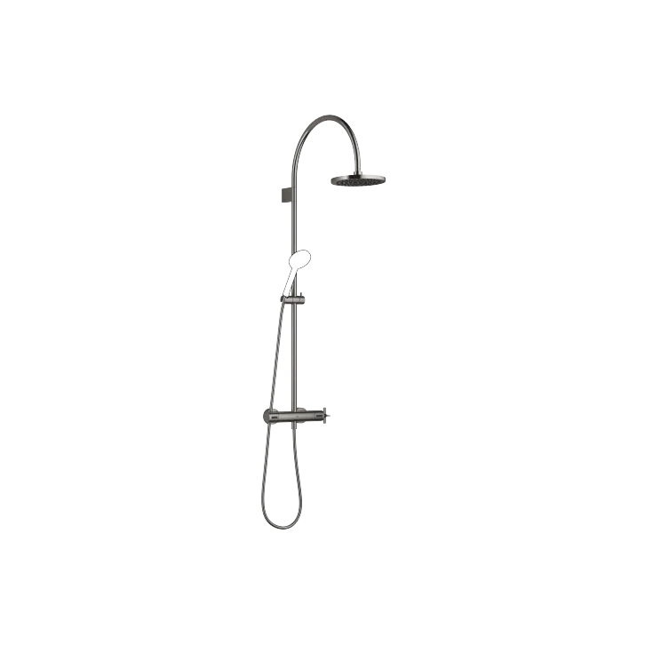 VAIA Shower pipe with shower thermostat without hand shower - Dark Chrome - 34 459 809-19 0050
