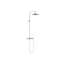 TARA Showerpipe without hand shower 300 mm - Platinum - 26 623 892-08