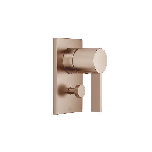 Concealed single-lever mixer with diverter - Brushed Bronze (PVD) - 36 120 670-42