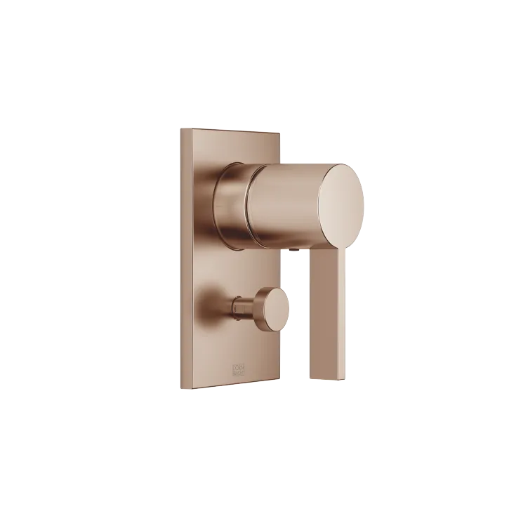 Concealed single-lever mixer with diverter - Brushed Bronze (PVD) - 36 120 670-42